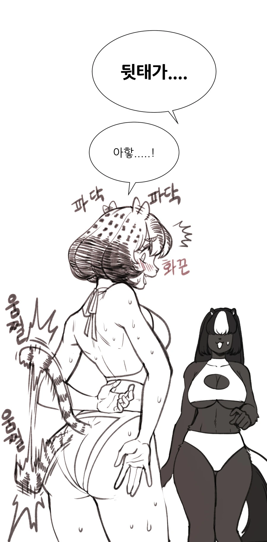 수상하리만치 수상한 세계관의 수영복입은 수인들 - 이미지 3