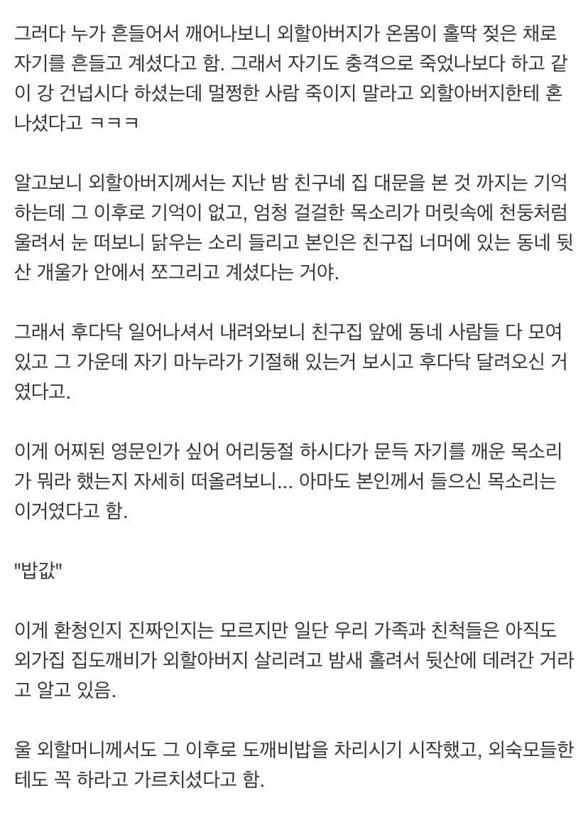 항상 도깨비밥을 차려주시던 외할머니.img - 이미지 2