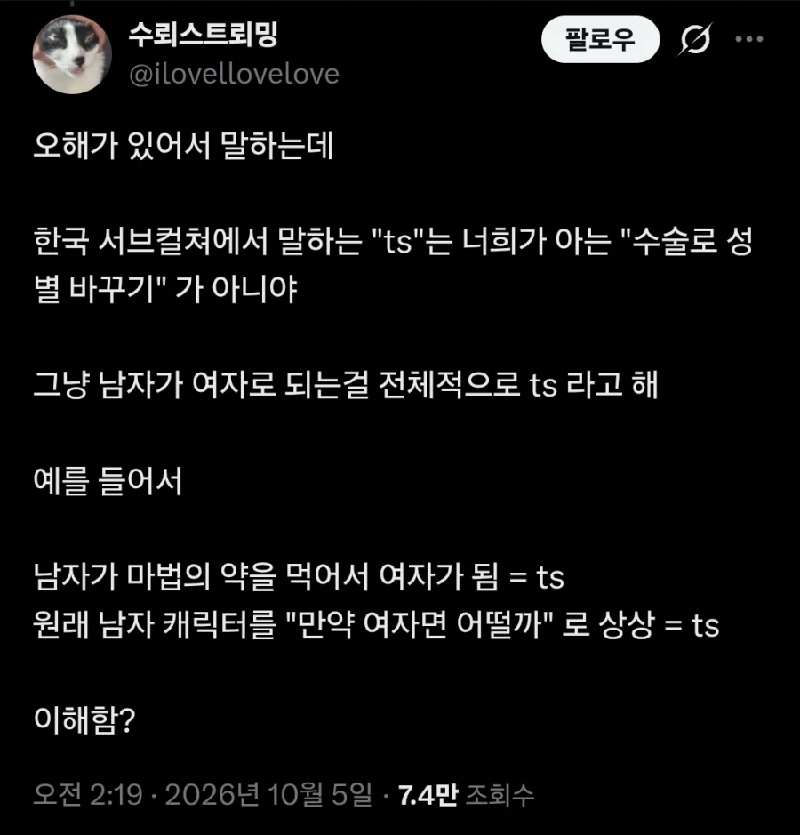 말포이) 외국은 ts에 대한 견해가 다르구나 - 이미지 2