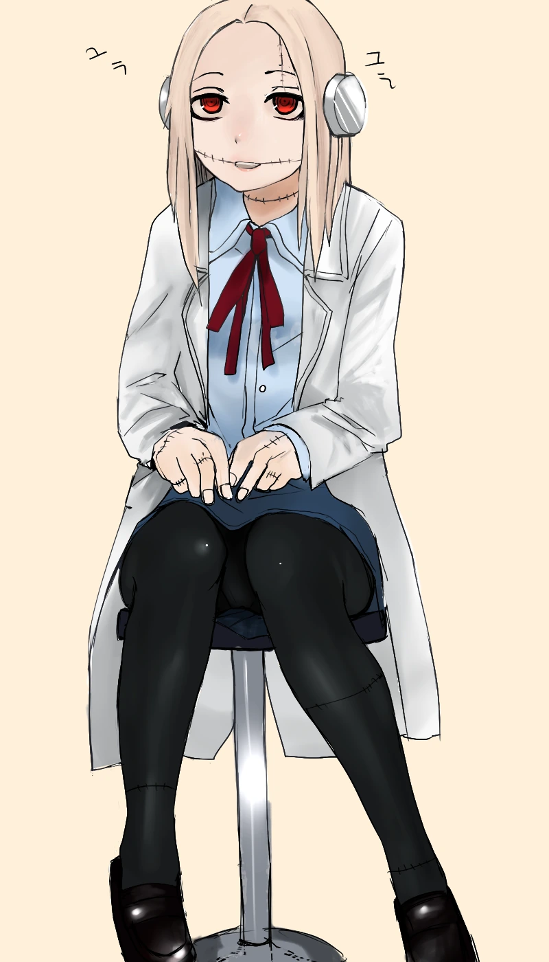 검스가 아주 잘 어울리는 금발 미녀 여의사.manga
