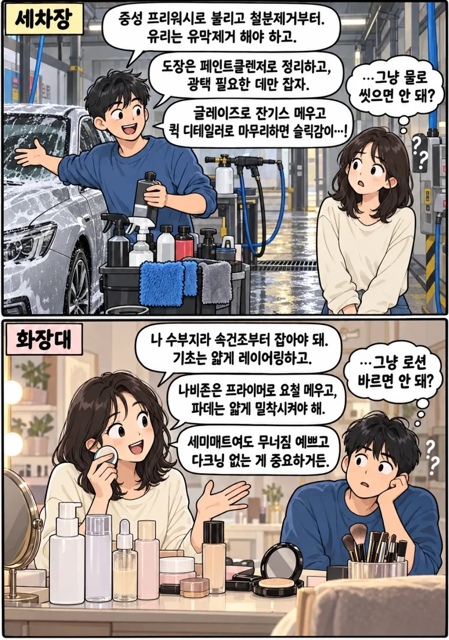 서로 뭔소린지 이해 못함.manhwa