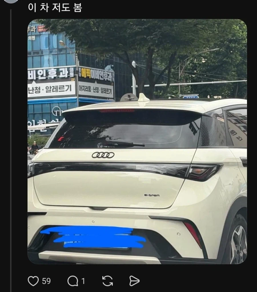 Byd 아우디 엠블렘 튜닝 차량을 본 현직 아우디 딜러 - 이미지 3