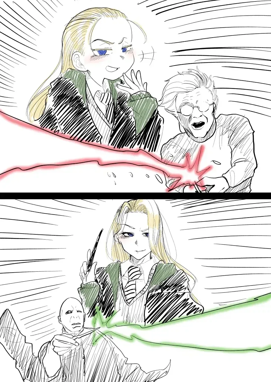 볼드모트와 해리의 대결! MANHAW!