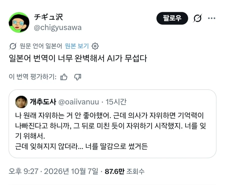 AI 번역에 두려움을 느끼는 유저.JPG