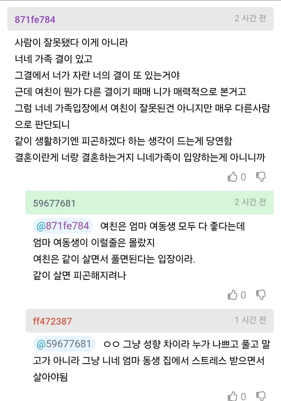 결혼 앞둔 여친을 반대하는 엄마,여동생의 이유.jpg - 이미지 8