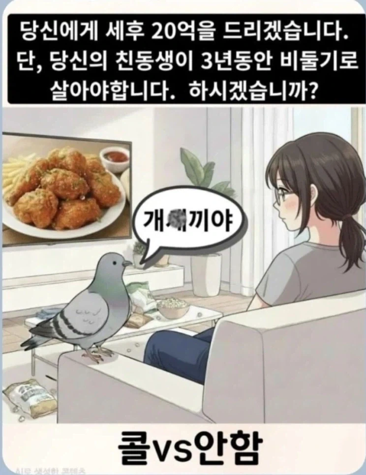 동생 팔아서 돈 벌기