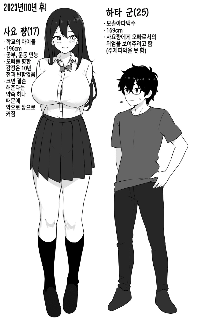 결혼하자고 달려드는 196cm 옆집 여동생 만화.manhwa - 이미지 6