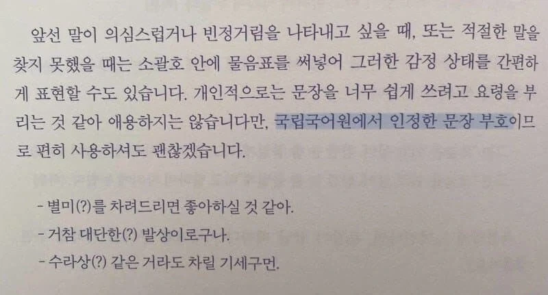 의외로 국립국어원에서 인정한 문법적으로 올바른 문장.jpg