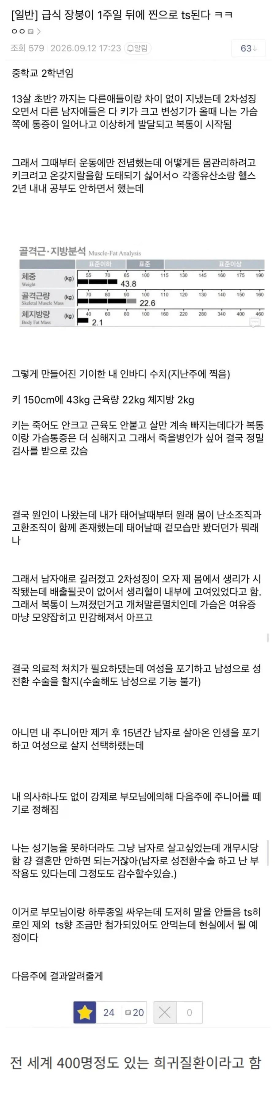 현실에서 강제로 TS 당하는 사람.....jpg