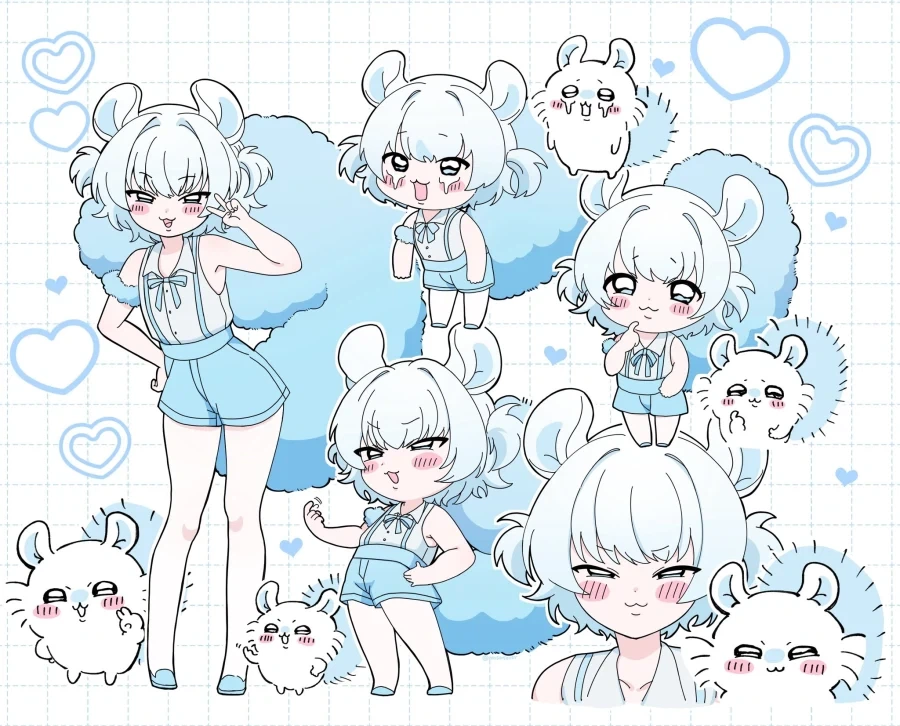 치이카와) 모몽가 귀여워