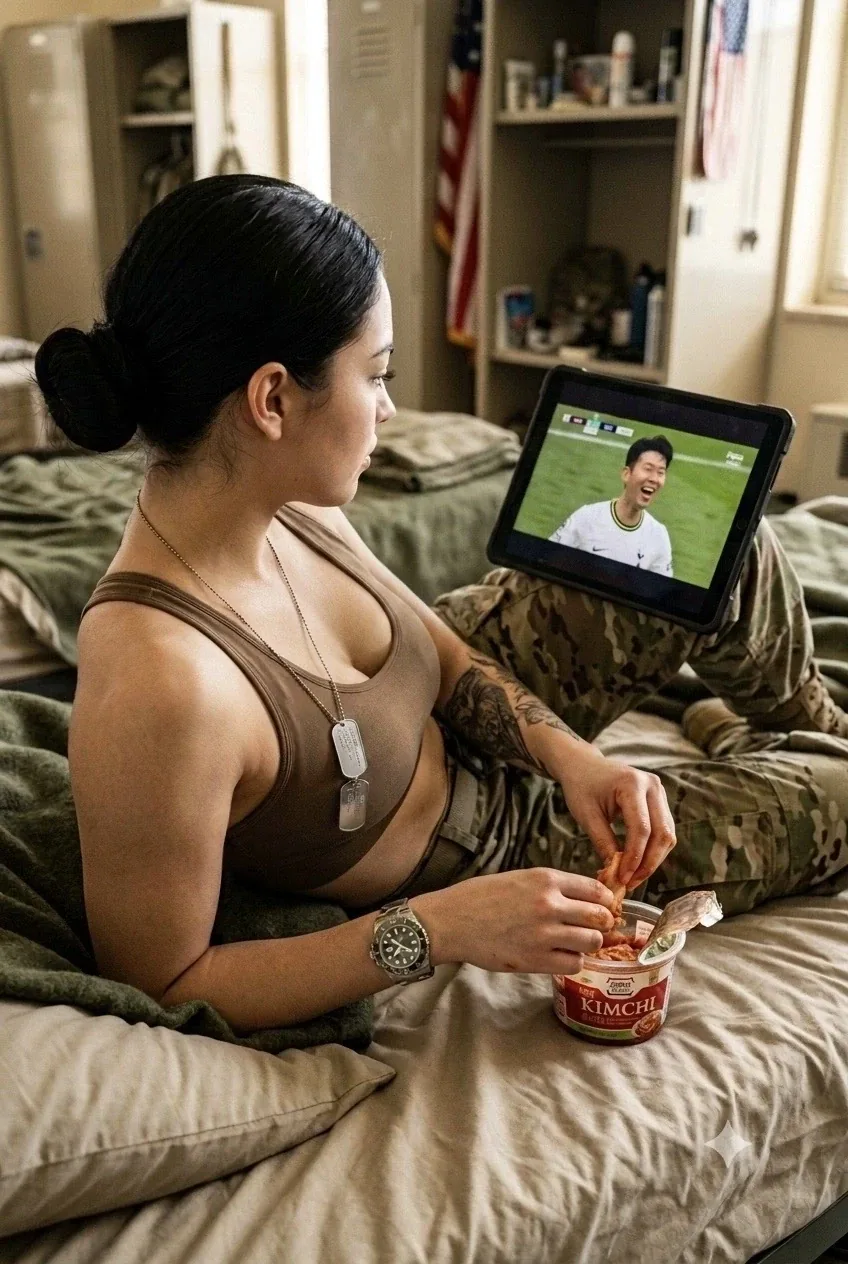 Ai한테 내무반에서 휴식 취하는 미 여군 그려달랬는데.jpg