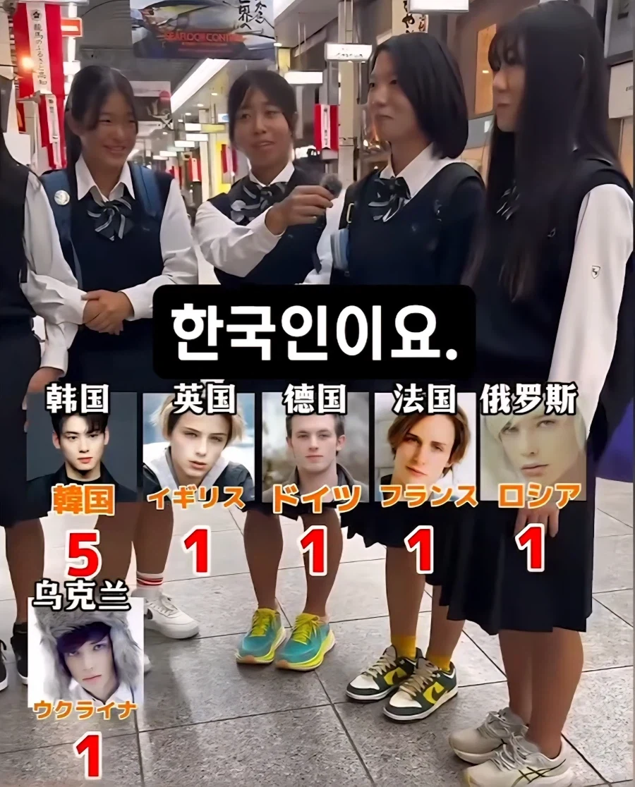무작위 일본여성들에게 물어본 국제결혼 하고 싶은 남자 순위 - 이미지 2