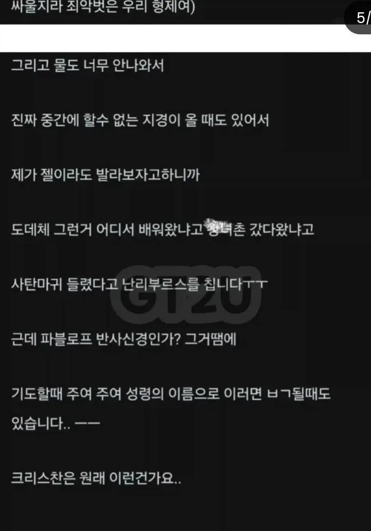 와이프가 독실한 크리스찬이라 성관계가 너무 고민이라는 블라인 - 이미지 4