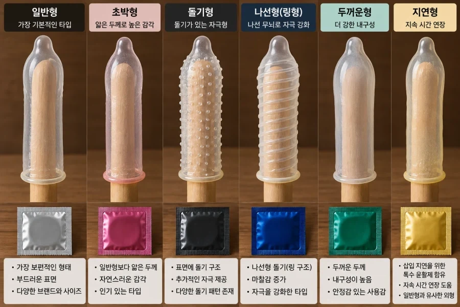 콘돔의 종류