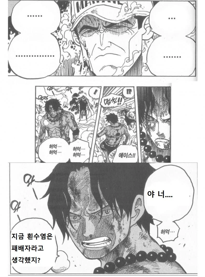 견문색 패기를 마스터한 에이스.