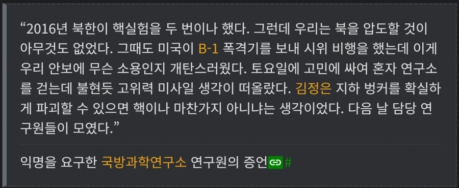 주체의 핵탄두만 있다면 중..북한따위 - 이미지 3
