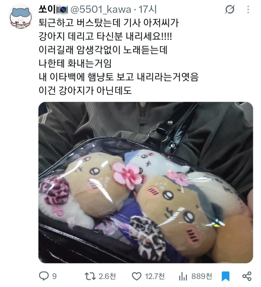 버스에서 억울하게 기사 아저씨한테 혼난 사람