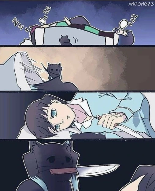 귀멸)고양이 기르는 manga - 이미지 2