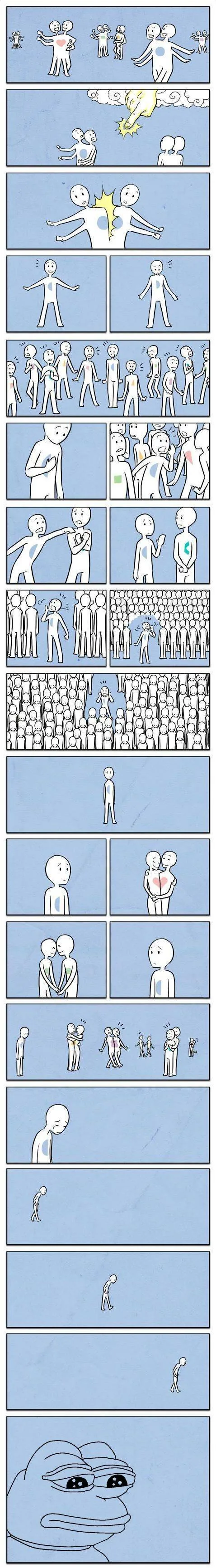 잃어버린 반쪽을 찾는 만화.manwha