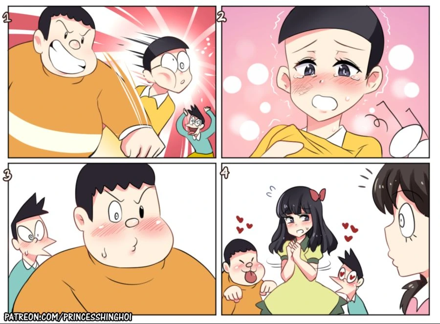 3인용이 된 노진구 만화