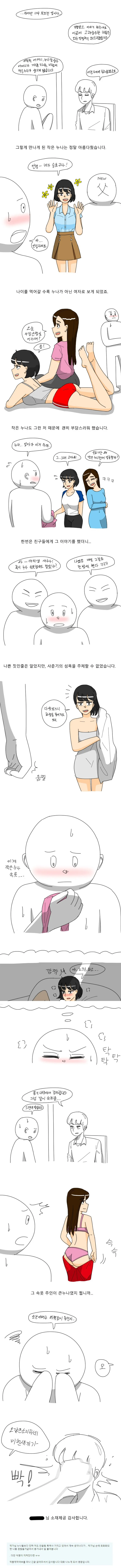 작은누나가 새로 생기는 만화