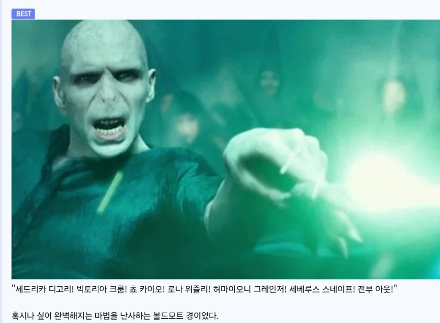 해리포터) 뭔가 이상한게 낑겨있는 느낌인데
