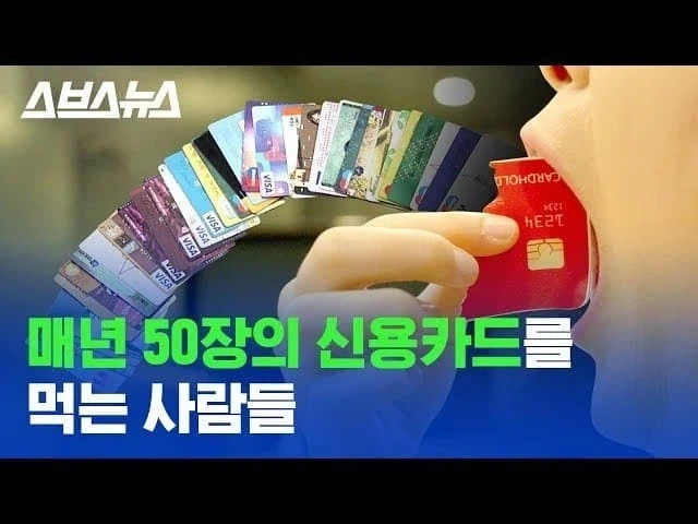 신용카드라는거 너무 신기하다