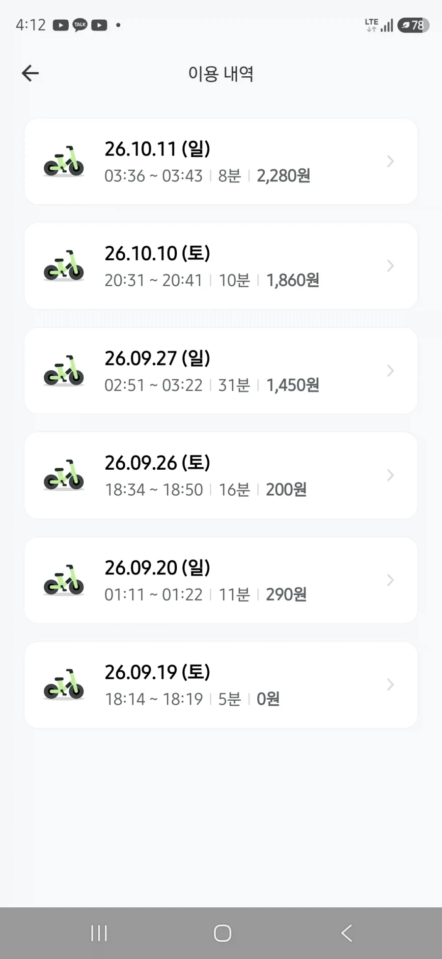 전기자전거 포기...