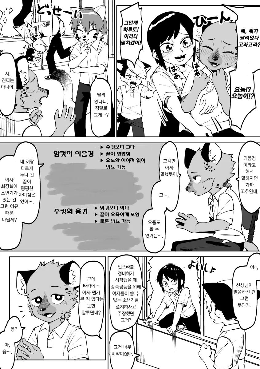 ㅅㅌ 수인 학교 만화 - 이미지 32