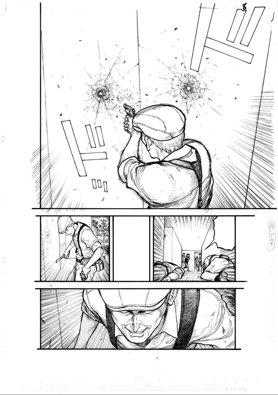 아인 만화 작가의 그림 과정 - 이미지 7