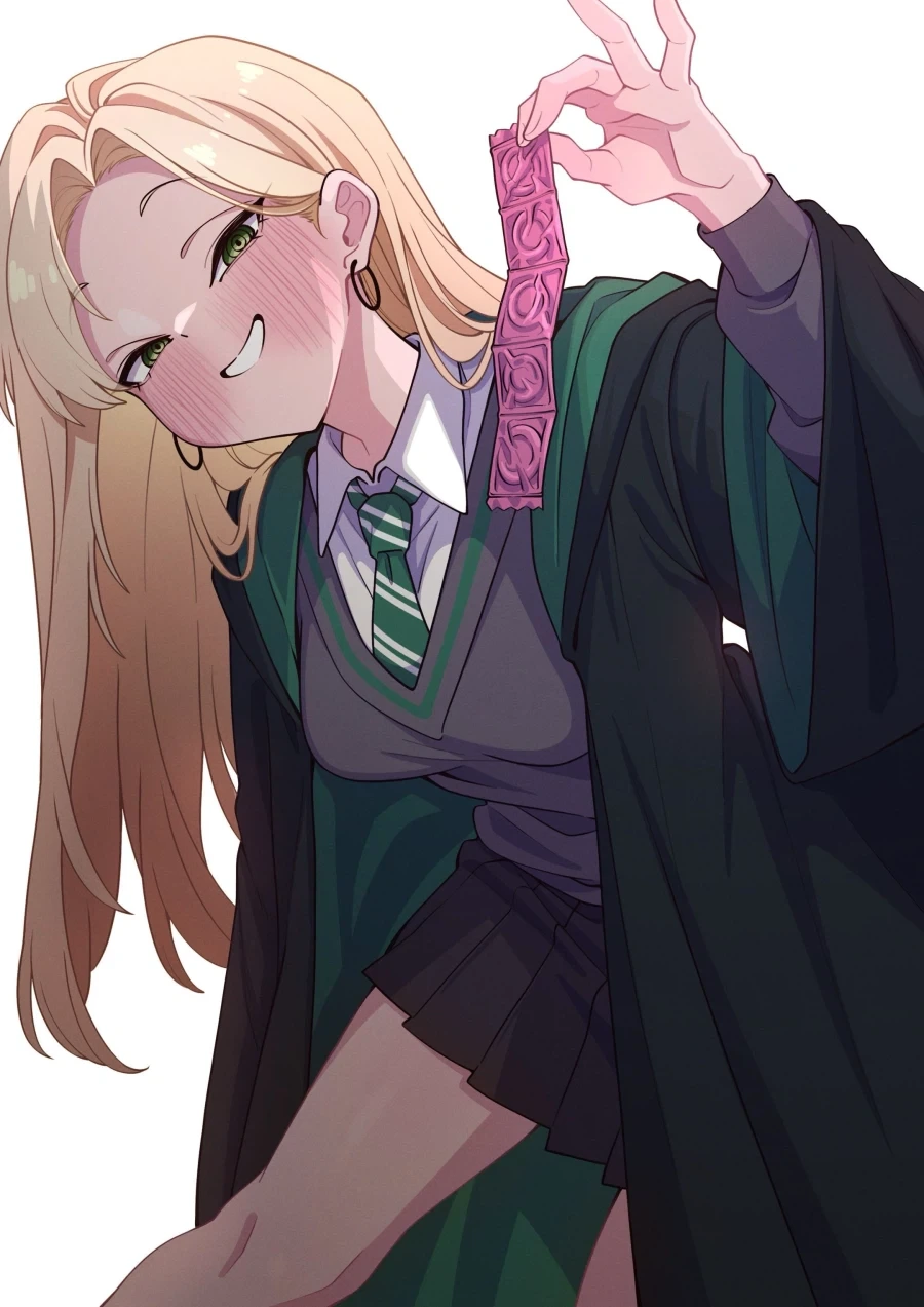해리포터) 해리와의 승부에서 이길려고 하는 카리나 말포이.jpg