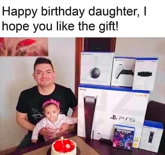 딸아 내 생일을 축하한단다