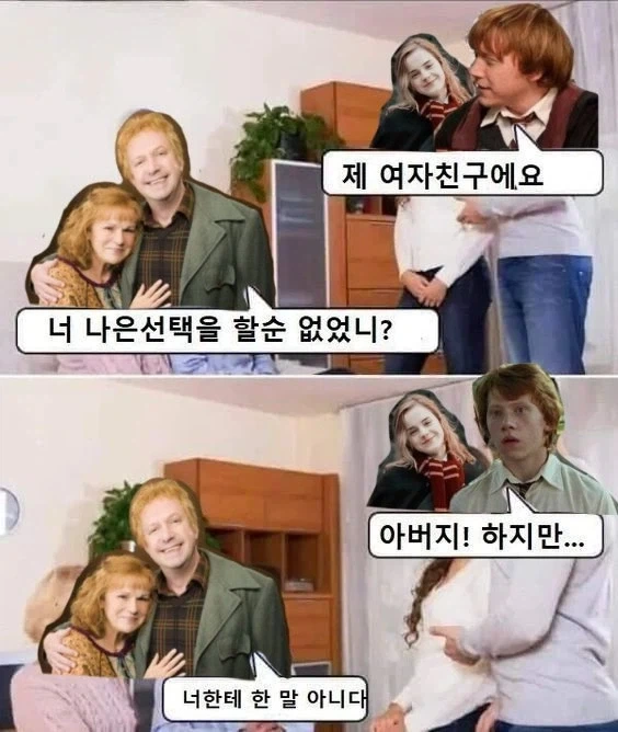 해리포터) 개 웃었네