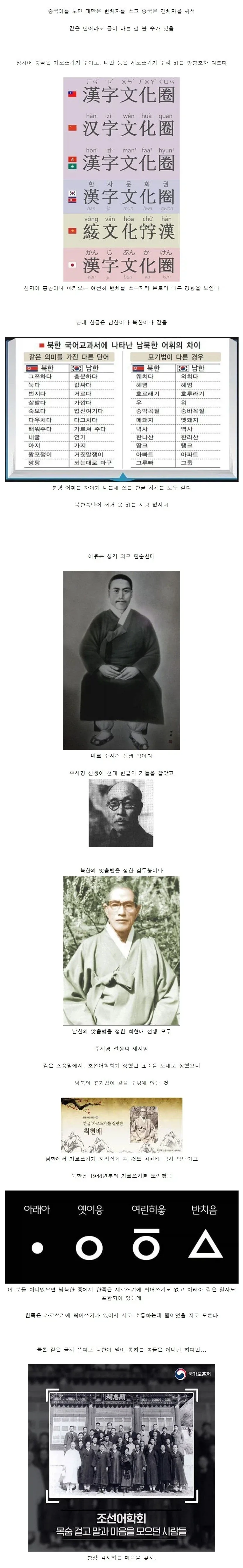 한국과 북한의 글이 통하는 이유.