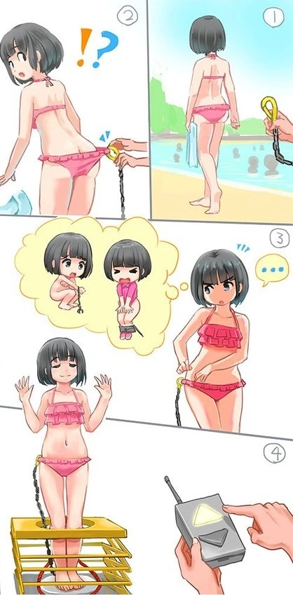 여자아이 수영복에 자물쇠 거는.manhwa - 이미지 3
