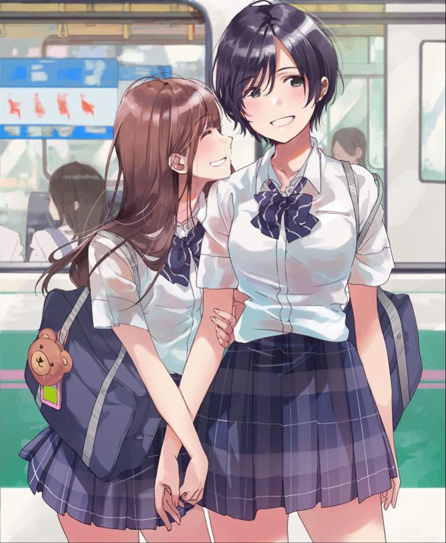 여고생들이 자주한다는 스킨쉽.manga