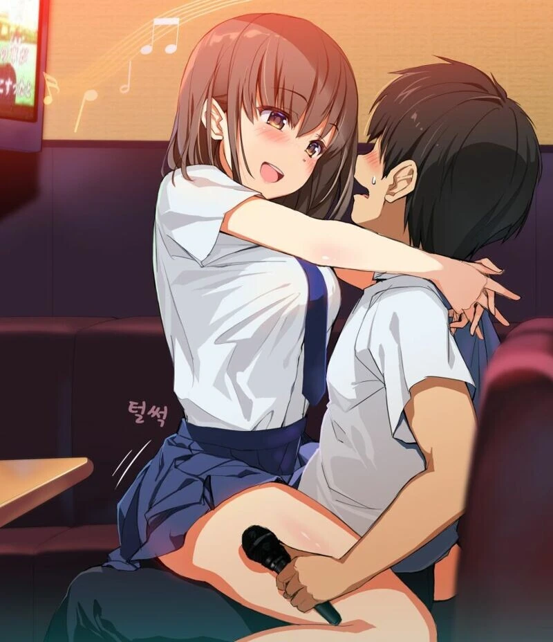 ㅇㅎ) 같은 반 여자애가 힘들게하는 만화.manga