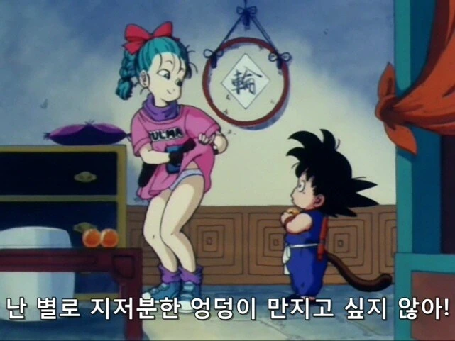 [드래곤볼]손오공과 부르마의 첫 만남 - 이미지 3