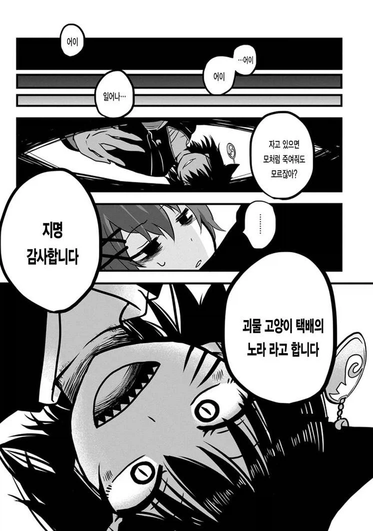 고양이 택배배송 시키는 만화 - 이미지 9