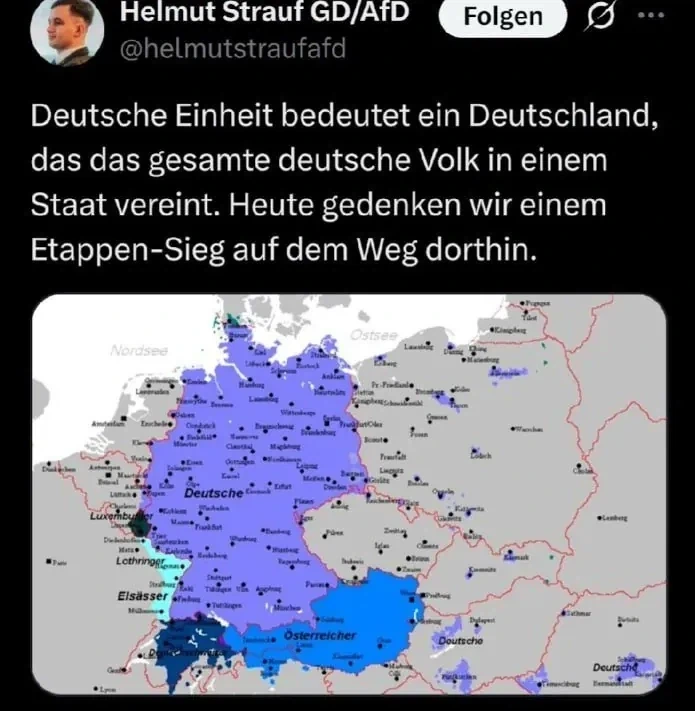 독일 afd 당원 대독일언급