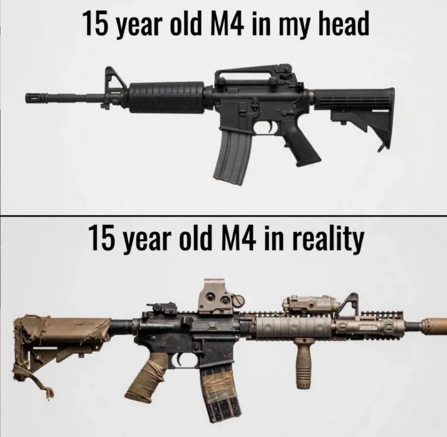 15년전 M4 소총
