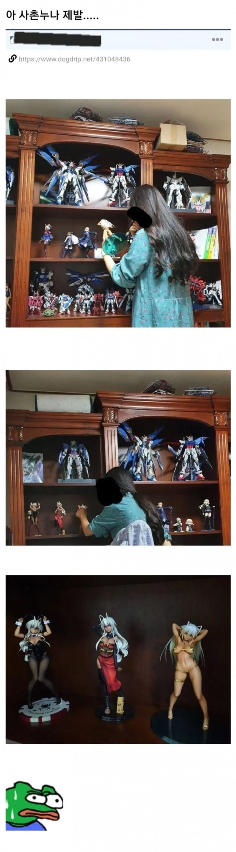 피규어 구경하는 사촌누나.....jpg