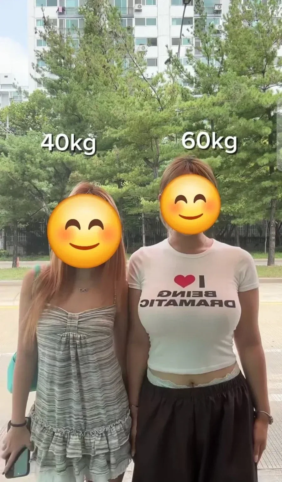 40kg vs 60kg 여자 몸매.jpg - 이미지 2
