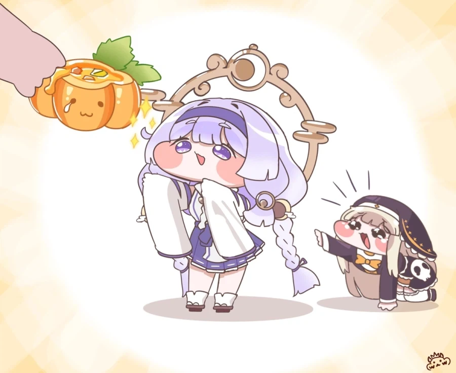 트릭컬) 요미 냠냠