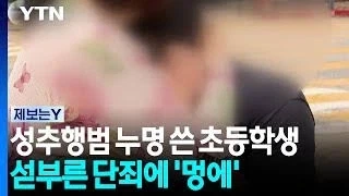 ＇성추행범＇ 누명 쓴 초등학생...섣부른 단죄에 ＇멍에＇