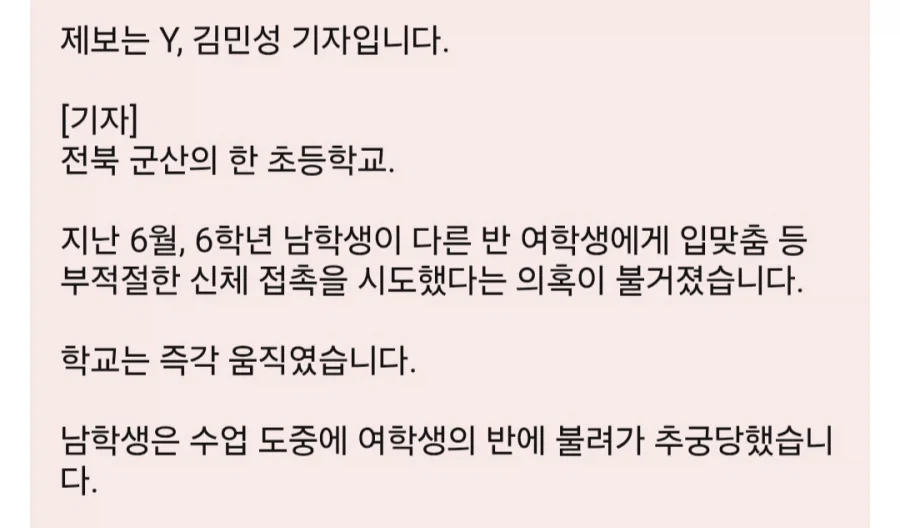 ＇성추행범＇ 누명 쓴 초등학생...섣부른 단죄에 ＇멍에＇ - 이미지 14