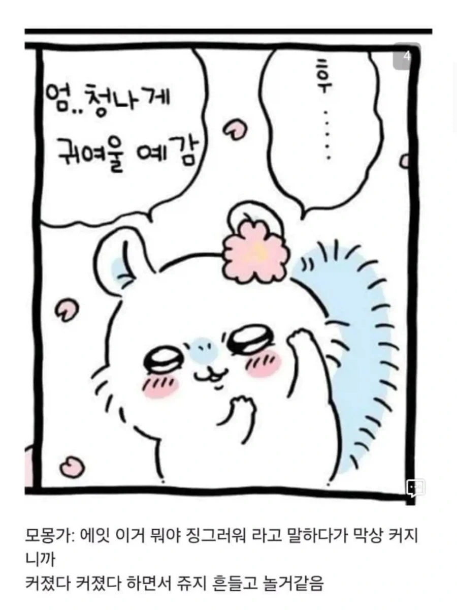 먼작귀별 쥬지 보여줄 때 반응 차이.jpg - 이미지 4
