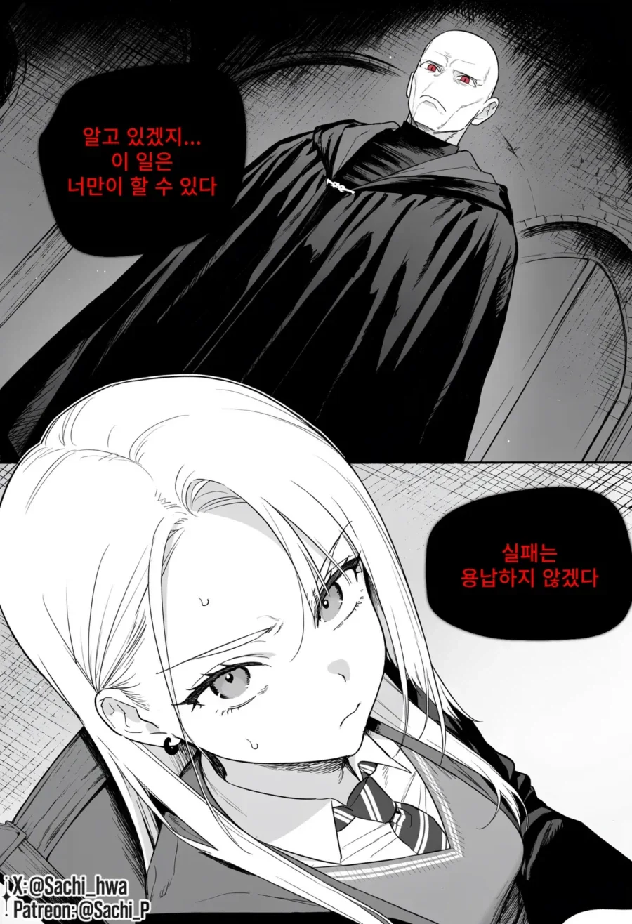 명령으로 포터를 감시하는 ts말포이