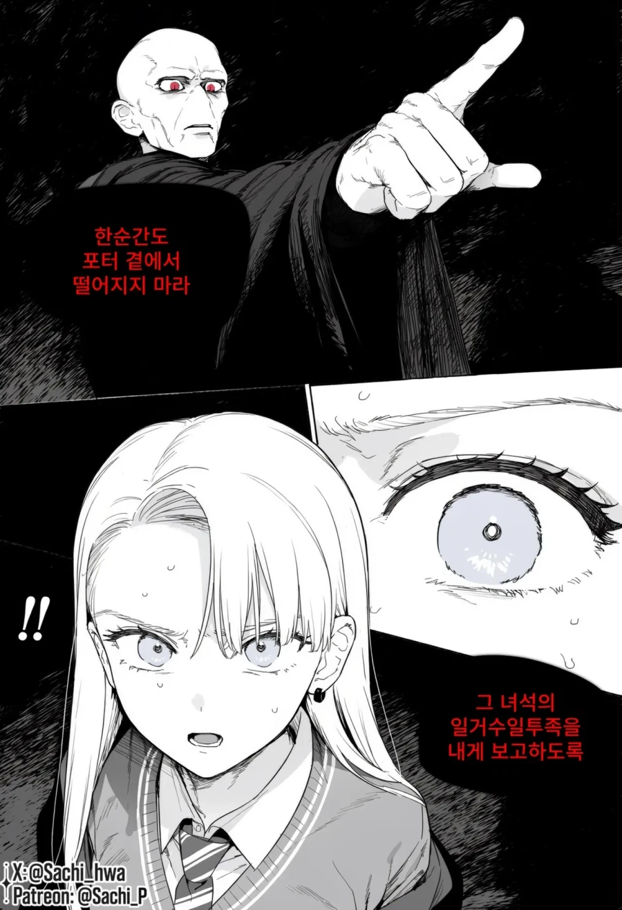 명령으로 포터를 감시하는 ts말포이 - 이미지 2