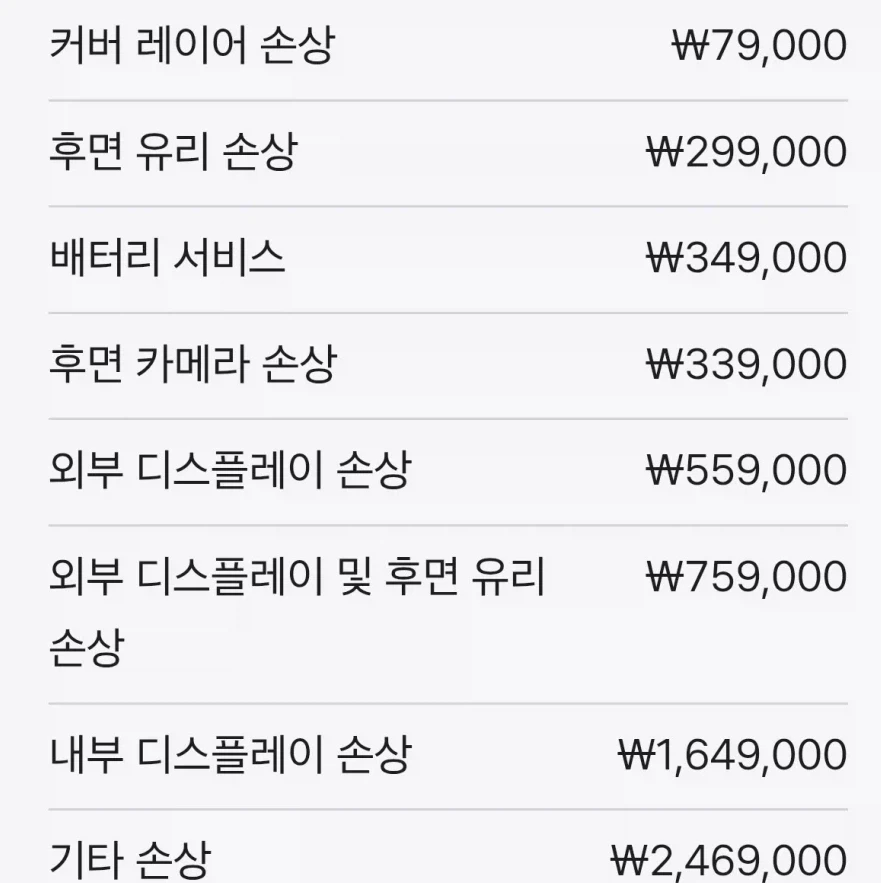 아이폰 듀오 수리비 나옴